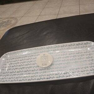 Three Sigrid Olsen Blue and White Platters